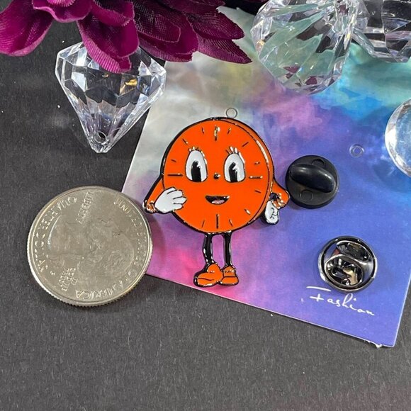 Loki Miss Minutes Lapel Pin Clock Brooch Enamel Pin Jewelry Badge Accessories - Picture 2 of 5